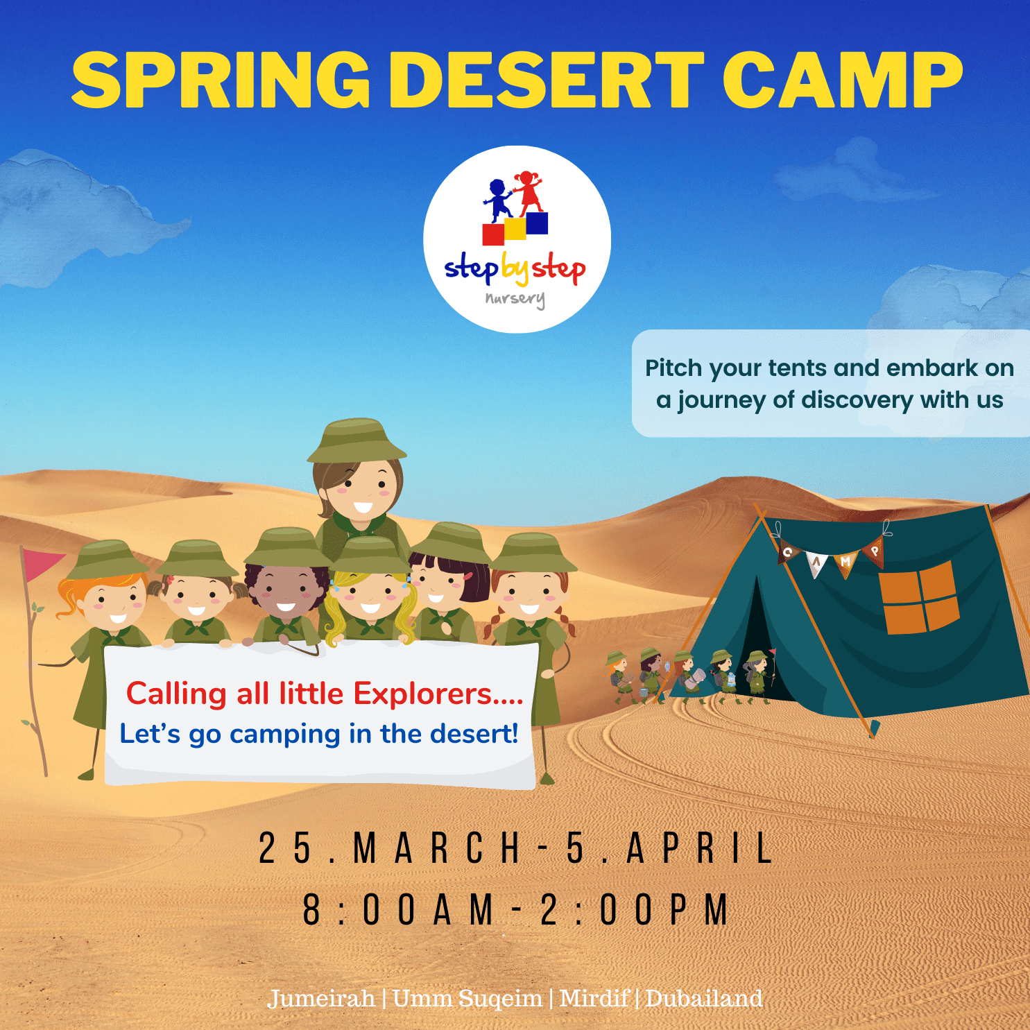 Spring Desert Camp - Step By Step Nursery