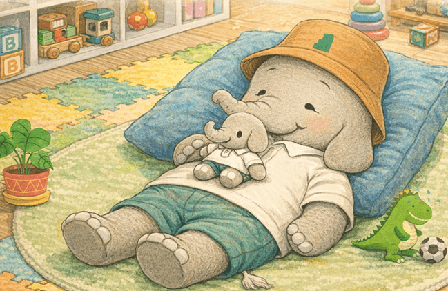 Teddy on the Tummy (Grounding Breathing)